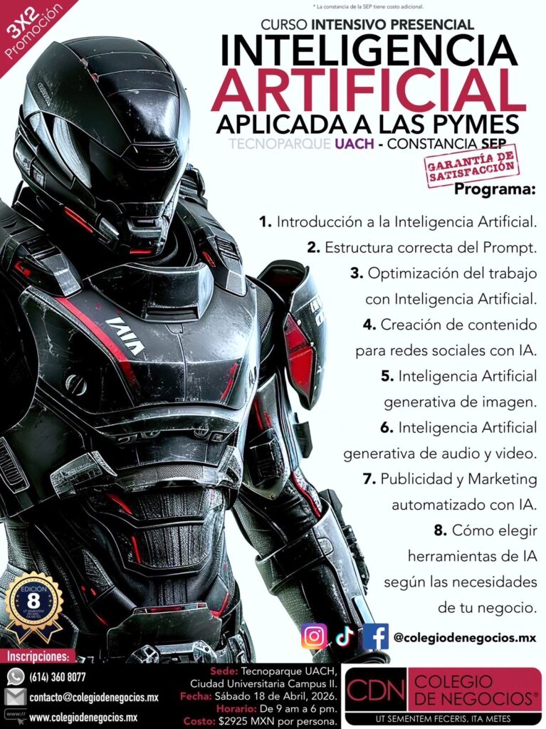 Inteligencia Artificial aplicada a las PYMES Presencial